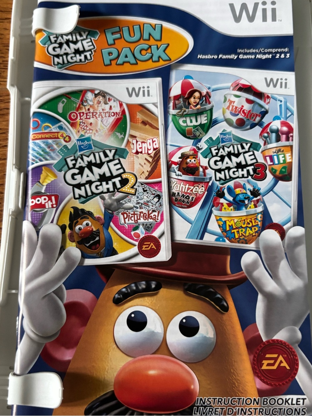 Hasbro Family Game Night Wii Pack - White, Blue, Orange - Picture 7 of 10